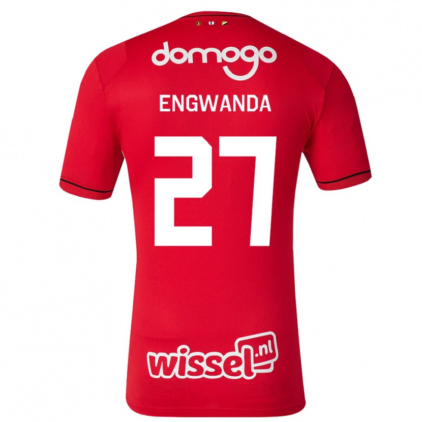 Danxen Damen Alonzo Engwanda #27 Rot Weiß Schwarz Heimtrikot Trikot 2026/27 T-Shirt