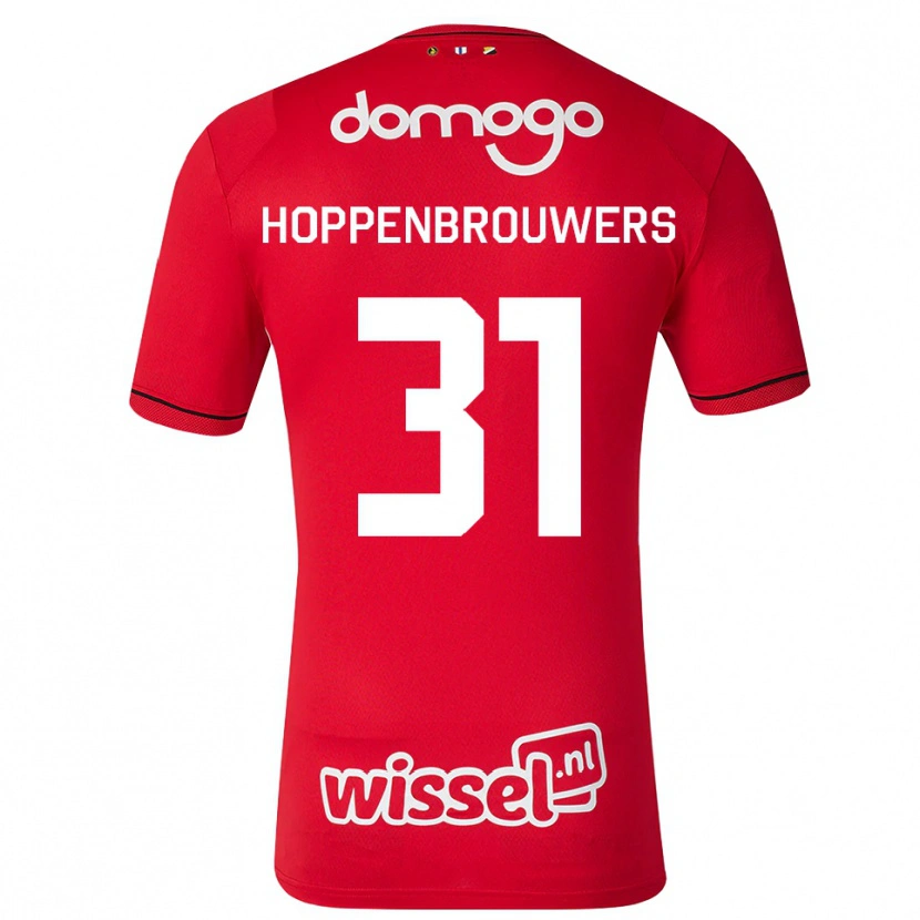Danxen Damen Mike Hoppenbrouwers #31 Rot Weiß Schwarz Heimtrikot Trikot 2026/27 T-Shirt
