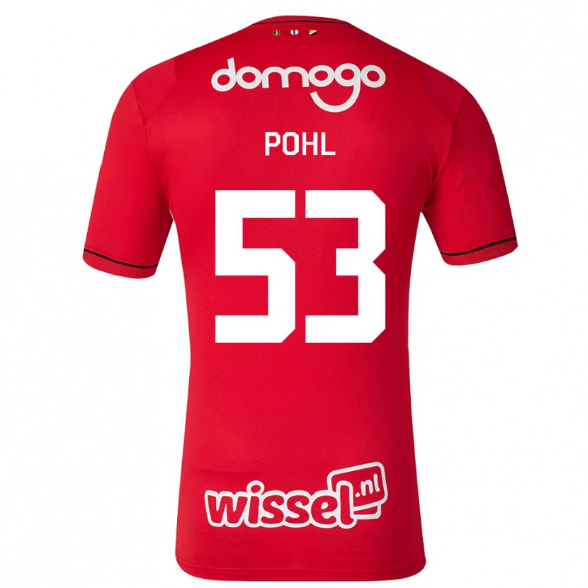 Danxen Damen Ferdinand Pohl #53 Rot Weiß Schwarz Heimtrikot Trikot 2026/27 T-Shirt