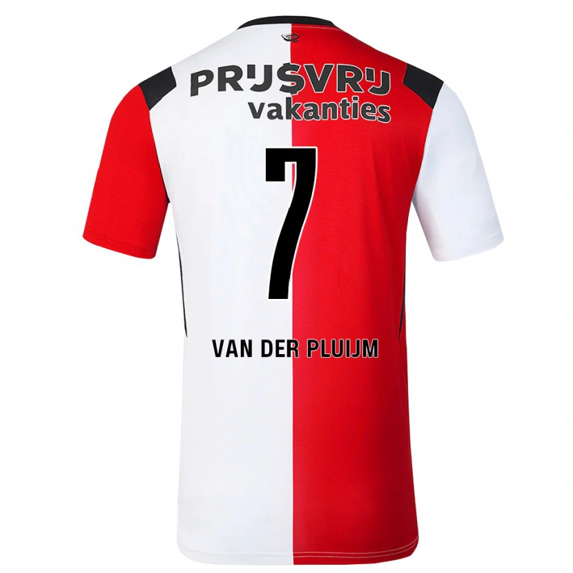 Danxen Damen Marvin Van Der Pluijm #7 Rot Weiß Schwarz Heimtrikot Trikot 2026/27 T-Shirt