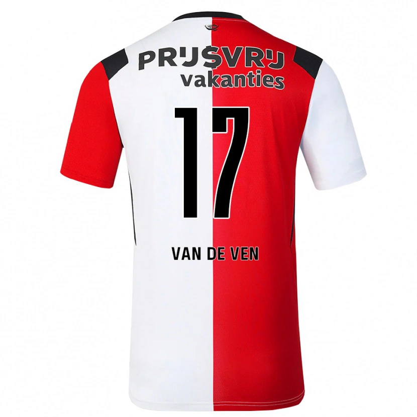 Danxen Damen Zoi Van De Ven #17 Rot Weiß Schwarz Heimtrikot Trikot 2026/27 T-Shirt