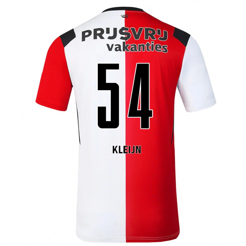 Danxen Damen Mike Kleijn #54 Rot Weiß Schwarz Heimtrikot Trikot 2026/27 T-Shirt