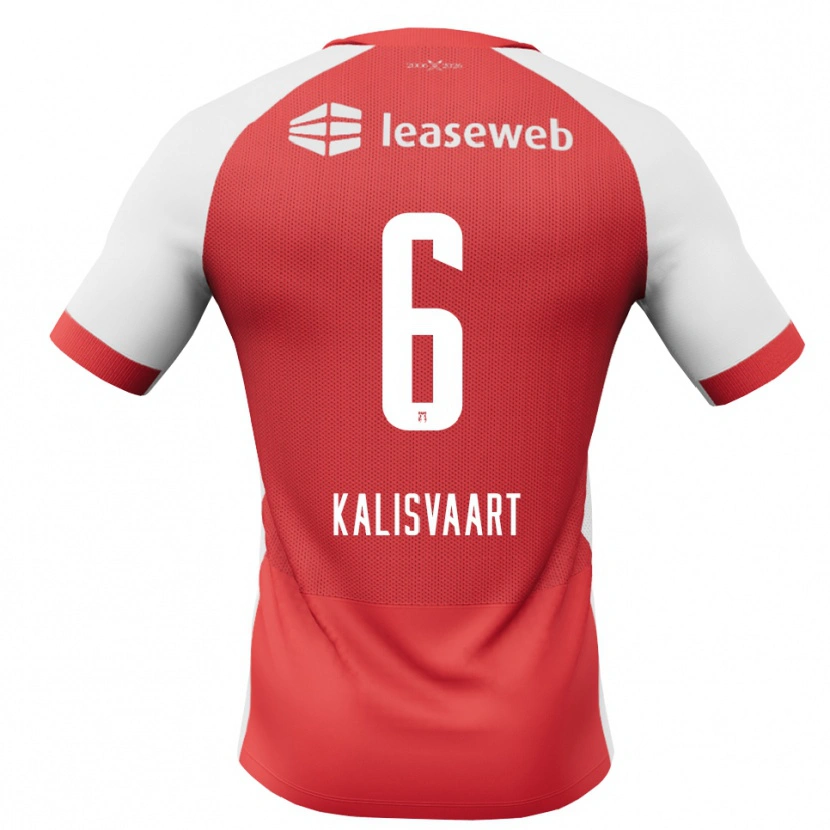 Danxen Damen Job Kalisvaart #6 Rot Weiß Schwarz Heimtrikot Trikot 2026/27 T-Shirt