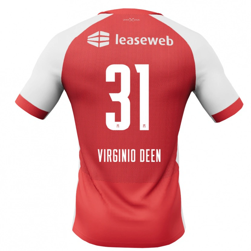 Danxen Damen Daniël Virginio Deen #31 Rot Weiß Schwarz Heimtrikot Trikot 2026/27 T-Shirt