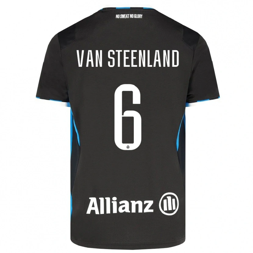 Danxen Damen Gilles Van Steenland #6 Schwarz Rot Blau Heimtrikot Trikot 2026/27 T-Shirt