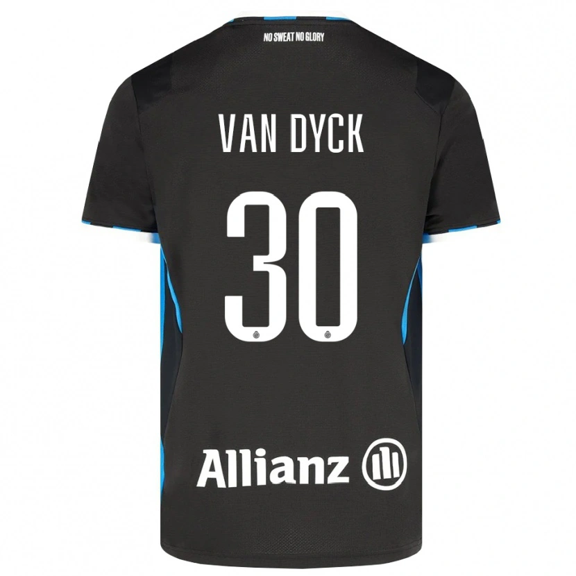Danxen Damen Nell Van Dyck #30 Schwarz Rot Blau Heimtrikot Trikot 2026/27 T-Shirt