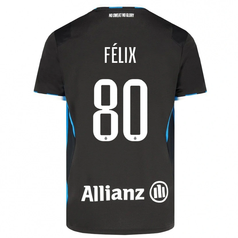 Danxen Damen Félix Lemaréchal #80 Schwarz Rot Blau Heimtrikot Trikot 2026/27 T-Shirt