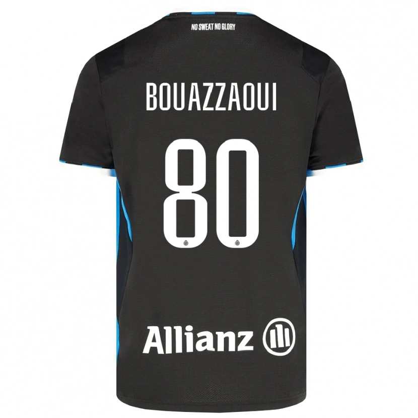 Danxen Damen Ilyas Bouazzaoui #80 Schwarz Rot Blau Heimtrikot Trikot 2026/27 T-Shirt