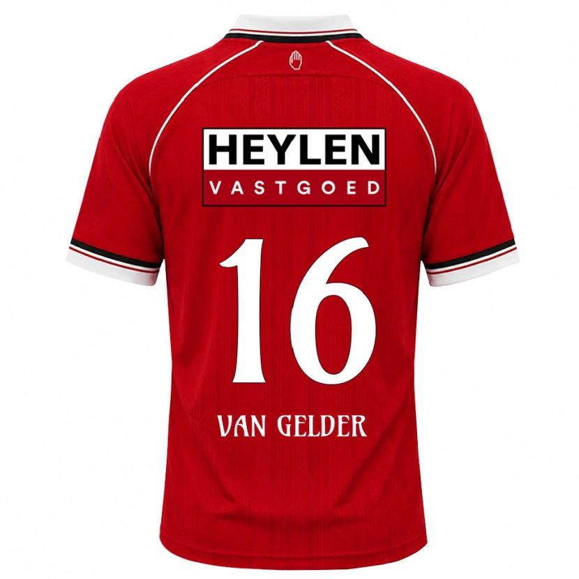 Danxen Damen Louie Van Gelder #16 Rot Weiß Schwarz Heimtrikot Trikot 2026/27 T-Shirt