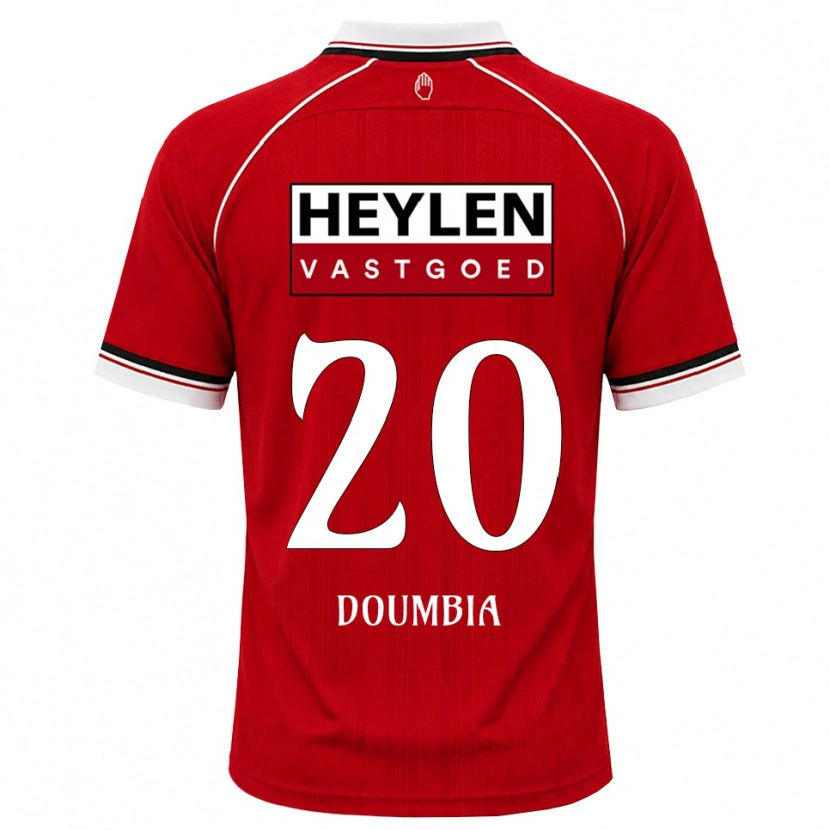 Danxen Damen Mahamadou Doumbia #20 Rot Weiß Schwarz Heimtrikot Trikot 2026/27 T-Shirt