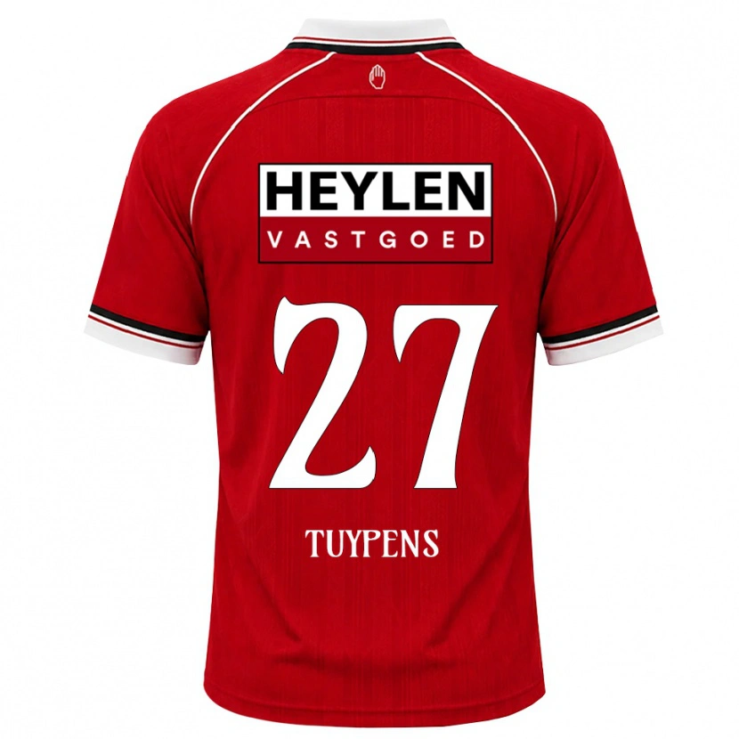 Danxen Damen Eran Tuypens #27 Rot Weiß Schwarz Heimtrikot Trikot 2026/27 T-Shirt