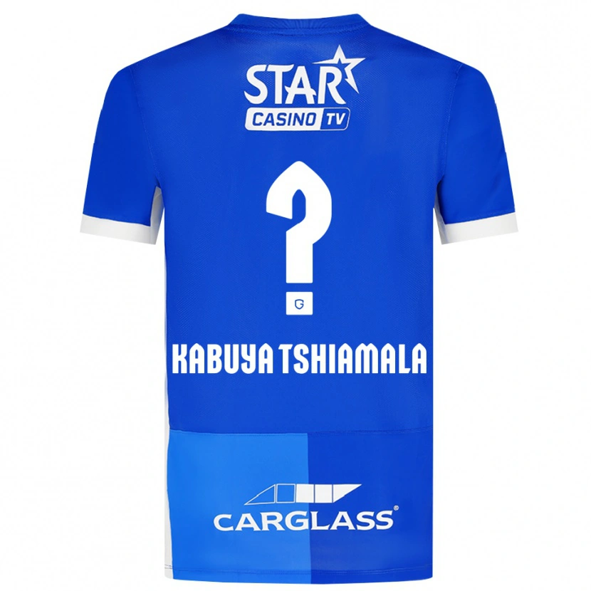 Danxen Damen Lino Kabuya Tshiamala #0 Mittelblau Königlichblau Weiß Heimtrikot Trikot 2026/27 T-Shirt