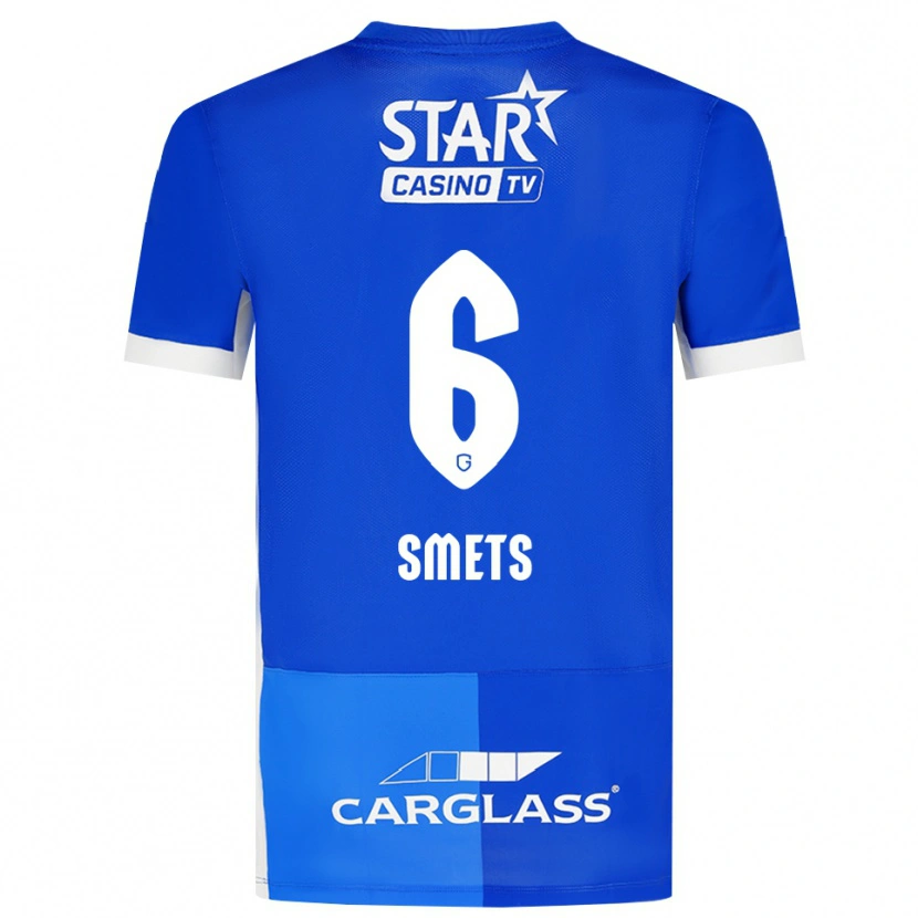 Danxen Damen Matte Smets #6 Mittelblau Königlichblau Weiß Heimtrikot Trikot 2026/27 T-Shirt