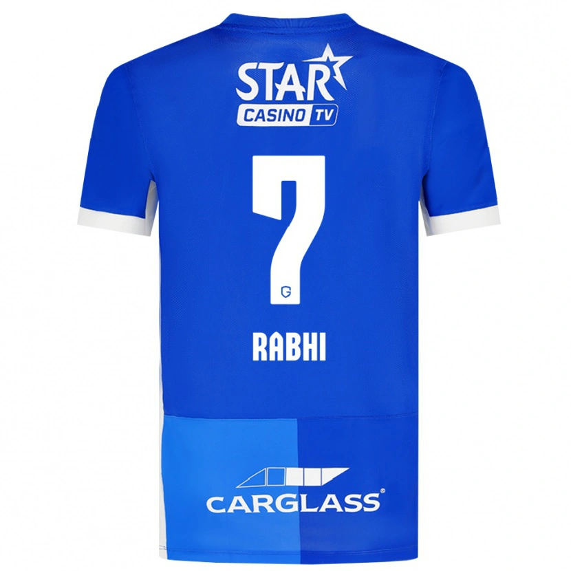 Danxen Damen Ayman Rabhi #7 Mittelblau Königlichblau Weiß Heimtrikot Trikot 2026/27 T-Shirt