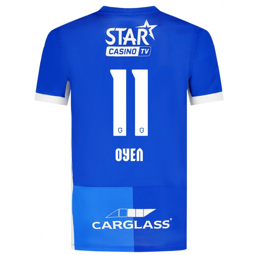 Danxen Damen Luca Oyen #11 Mittelblau Königlichblau Weiß Heimtrikot Trikot 2026/27 T-Shirt