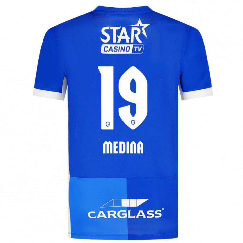 Danxen Damen Yaimar Medina #19 Mittelblau Königlichblau Weiß Heimtrikot Trikot 2026/27 T-Shirt
