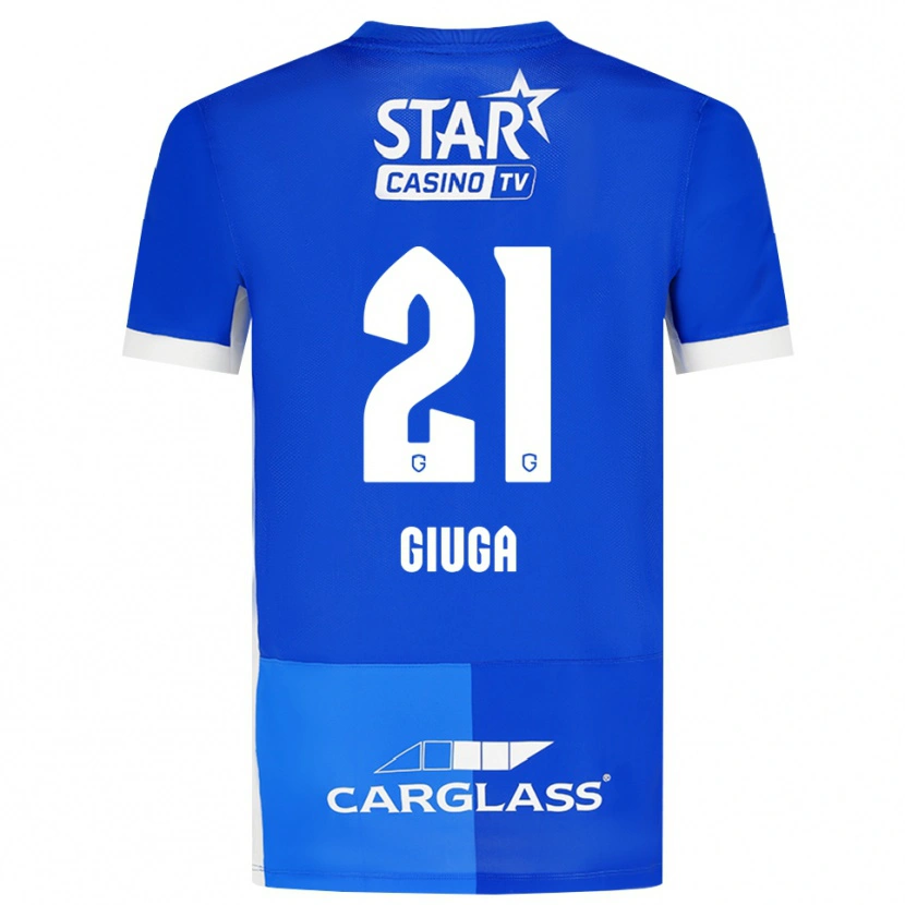 Danxen Damen Anissa Giuga #21 Mittelblau Königlichblau Weiß Heimtrikot Trikot 2026/27 T-Shirt