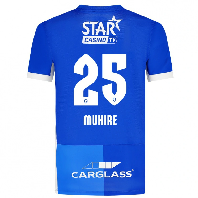 Danxen Damen Ian-Confiance Muhire #25 Mittelblau Königlichblau Weiß Heimtrikot Trikot 2026/27 T-Shirt