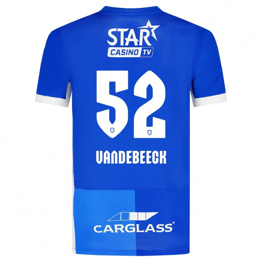 Danxen Damen Emmely Vandebeeck #52 Mittelblau Königlichblau Weiß Heimtrikot Trikot 2026/27 T-Shirt