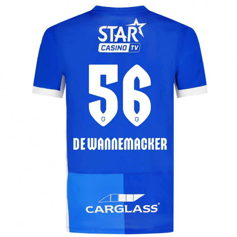Danxen Damen August De Wannemacker #56 Mittelblau Königlichblau Weiß Heimtrikot Trikot 2026/27 T-Shirt