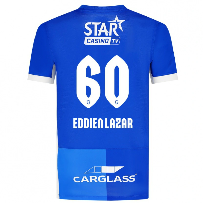 Danxen Damen Saif Eddien Lazar #60 Mittelblau Königlichblau Weiß Heimtrikot Trikot 2026/27 T-Shirt