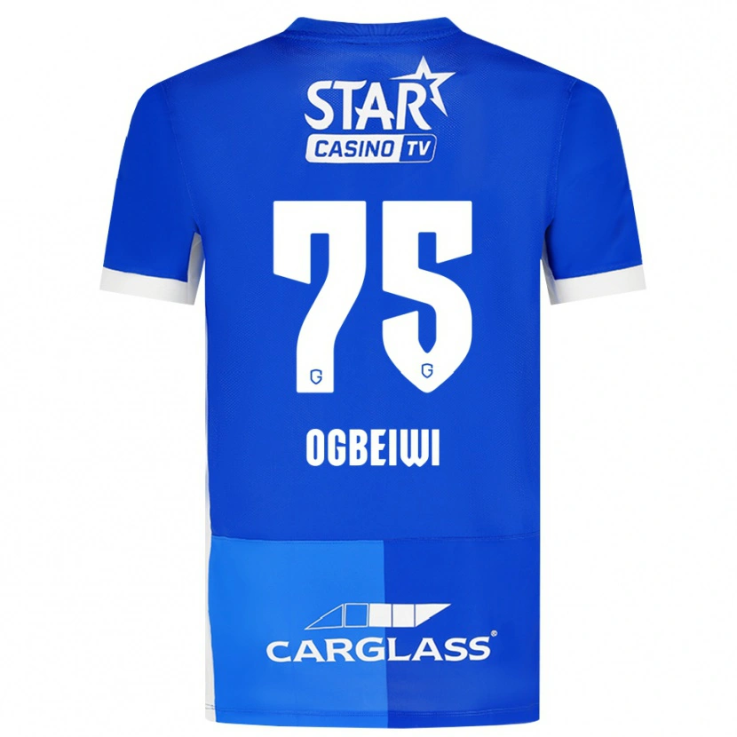 Danxen Damen Precious Ogbeiwi #75 Mittelblau Königlichblau Weiß Heimtrikot Trikot 2026/27 T-Shirt