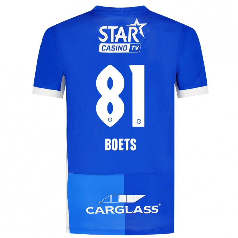 Danxen Damen Keo Boets #81 Mittelblau Königlichblau Weiß Heimtrikot Trikot 2026/27 T-Shirt