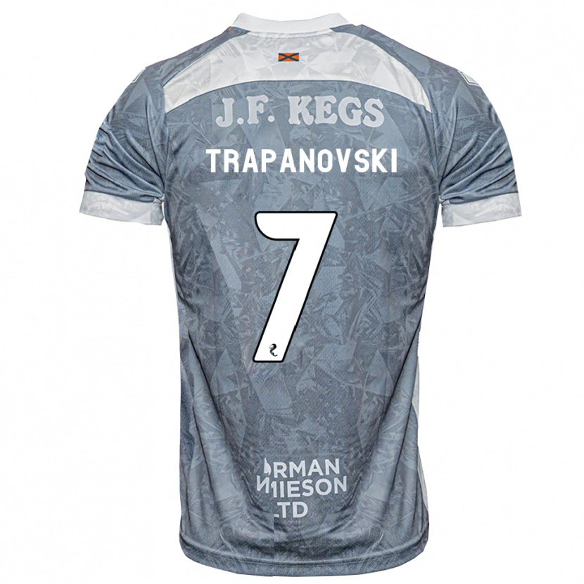 Danxen Damen Kristijan Trapanovski #7 Hellgrau Auswärtstrikot Trikot 2026/27 T-Shirt