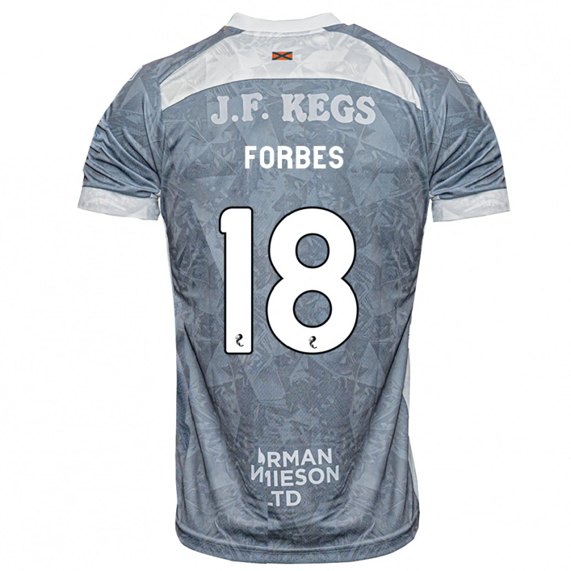 Danxen Damen Michael Forbes #18 Hellgrau Auswärtstrikot Trikot 2026/27 T-Shirt