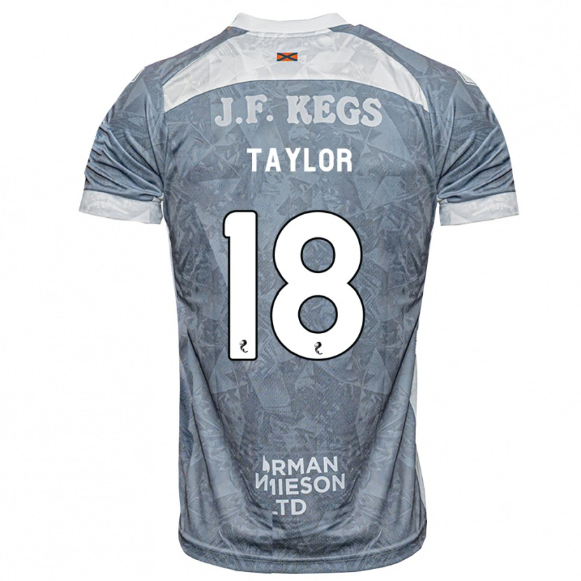 Danxen Damen Amy Taylor #18 Hellgrau Auswärtstrikot Trikot 2026/27 T-Shirt