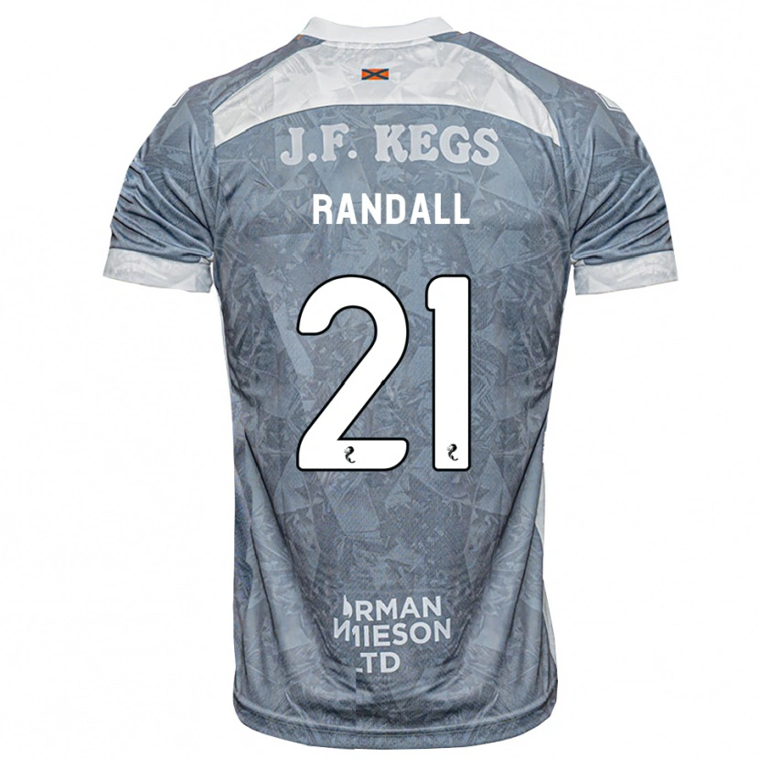 Danxen Damen Jesse Randall #21 Hellgrau Auswärtstrikot Trikot 2026/27 T-Shirt