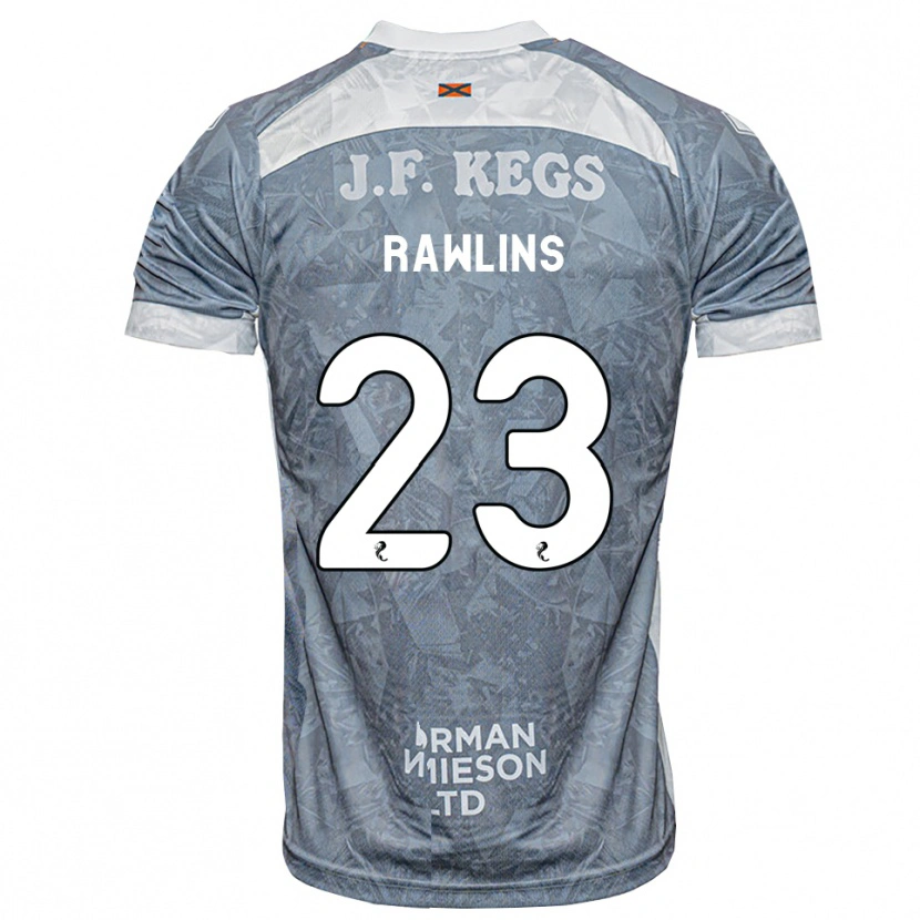 Danxen Damen Joshua Rawlins #23 Hellgrau Auswärtstrikot Trikot 2026/27 T-Shirt