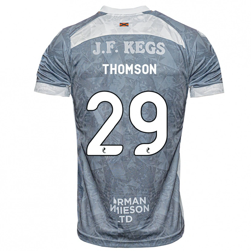 Danxen Damen Miller Thomson #29 Hellgrau Auswärtstrikot Trikot 2026/27 T-Shirt