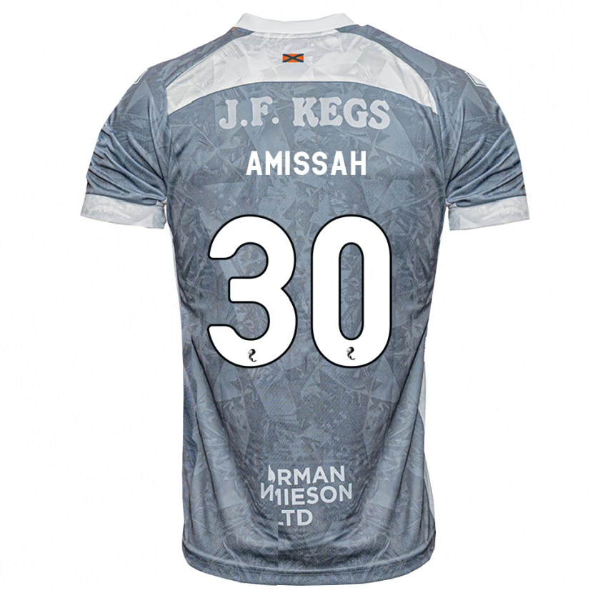 Danxen Damen Jordan Amissah #30 Hellgrau Auswärtstrikot Trikot 2026/27 T-Shirt