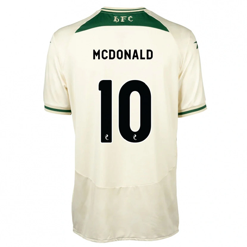 Danxen Damen Josh Mcdonald #10 Weiß Waldgrün Auswärtstrikot Trikot 2026/27 T-Shirt