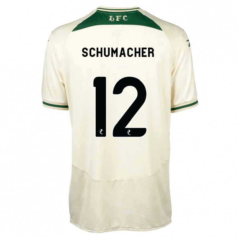 Danxen Damen Noa Schumacher #12 Weiß Waldgrün Auswärtstrikot Trikot 2026/27 T-Shirt