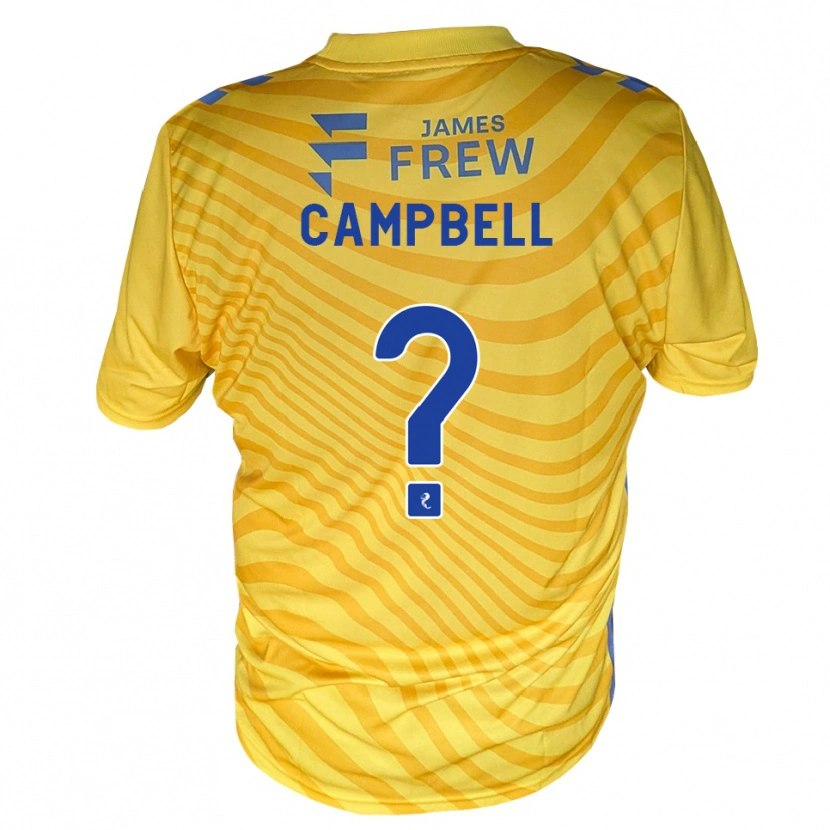 Danxen Damen Jillian Campbell #0 Königsblau Gelb Auswärtstrikot Trikot 2026/27 T-Shirt