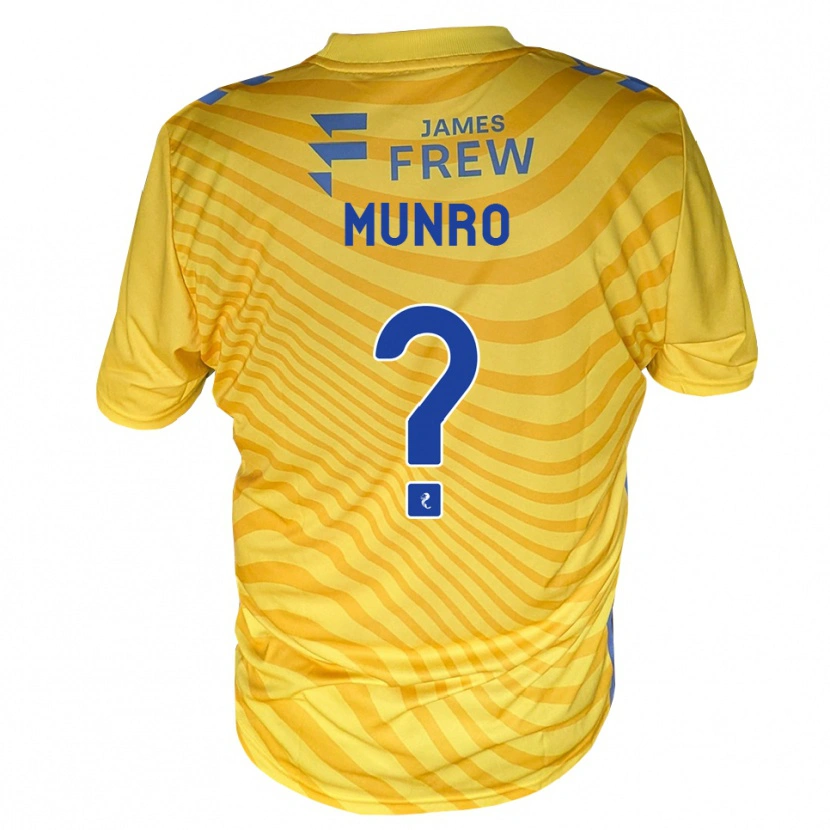 Danxen Damen Kirsty Munro #0 Königsblau Gelb Auswärtstrikot Trikot 2026/27 T-Shirt