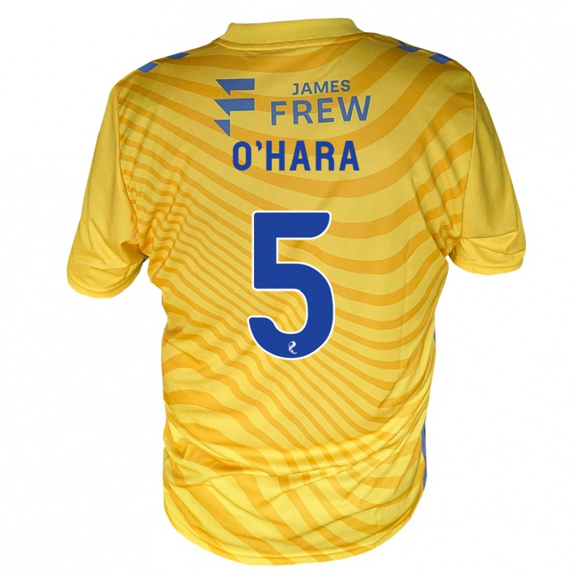 Danxen Damen Mark O'hara #5 Königsblau Gelb Auswärtstrikot Trikot 2026/27 T-Shirt