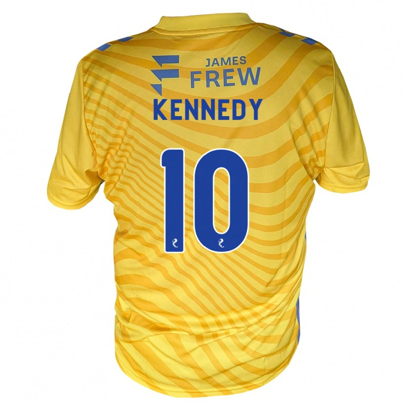 Danxen Damen Matty Kennedy #10 Königsblau Gelb Auswärtstrikot Trikot 2026/27 T-Shirt