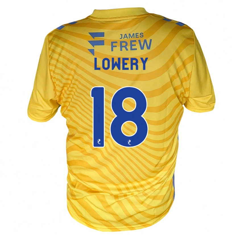 Danxen Damen Tom Lowery #18 Königsblau Gelb Auswärtstrikot Trikot 2026/27 T-Shirt