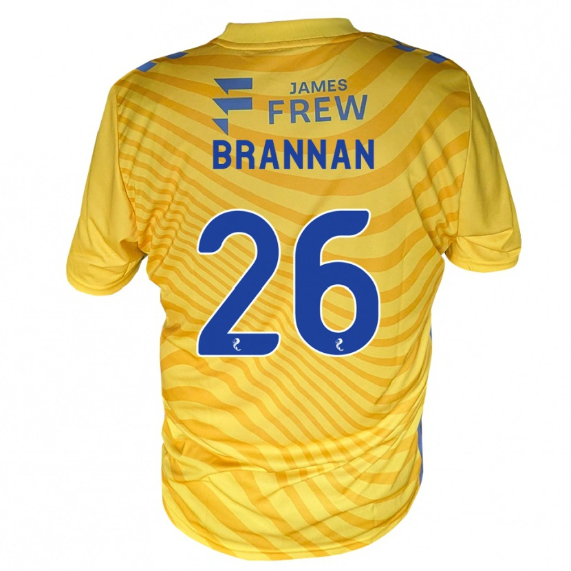 Danxen Damen Ben Brannan #26 Königsblau Gelb Auswärtstrikot Trikot 2026/27 T-Shirt