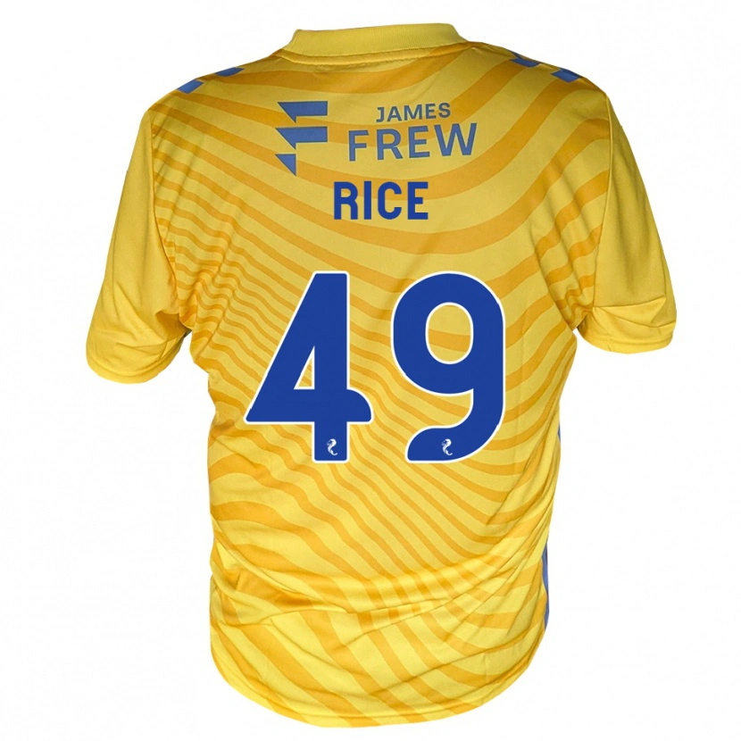 Danxen Damen Bailey Rice #49 Königsblau Gelb Auswärtstrikot Trikot 2026/27 T-Shirt