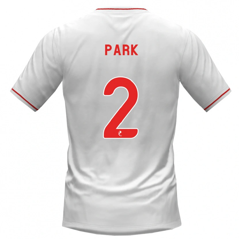 Danxen Damen Lily Park #2 Weiß Rot Auswärtstrikot Trikot 2026/27 T-Shirt