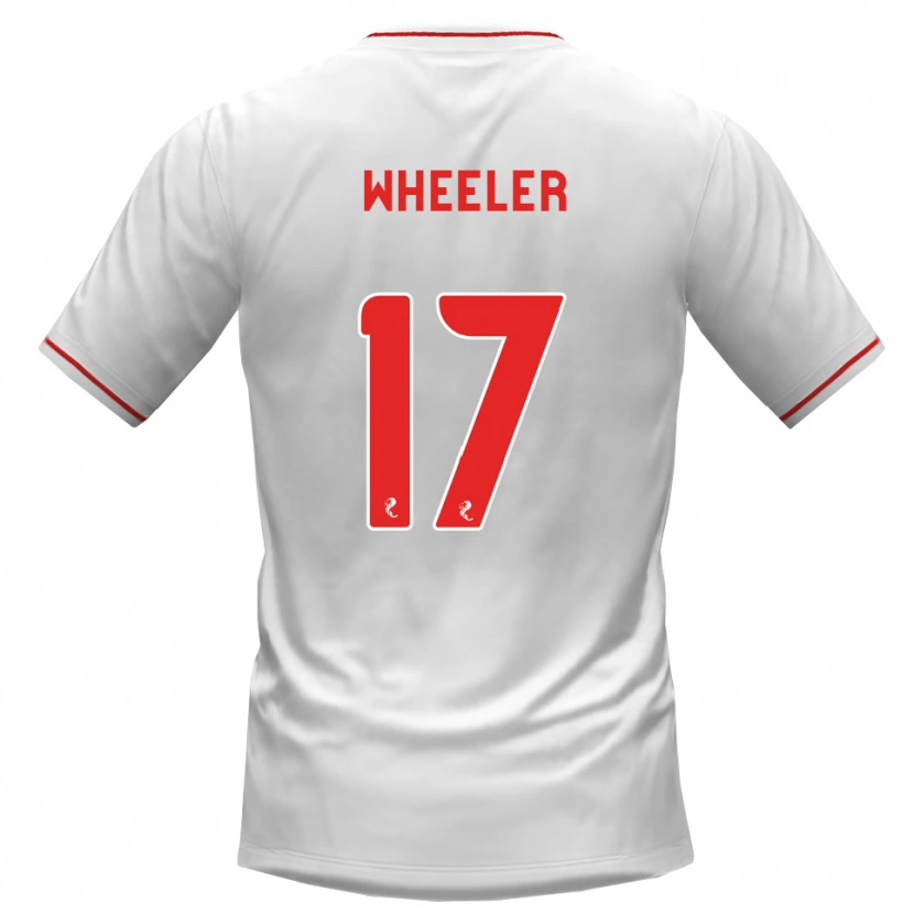 Danxen Damen Jessica Wheeler #17 Weiß Rot Auswärtstrikot Trikot 2026/27 T-Shirt