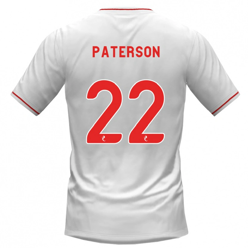 Danxen Damen Maura Paterson #22 Weiß Rot Auswärtstrikot Trikot 2026/27 T-Shirt