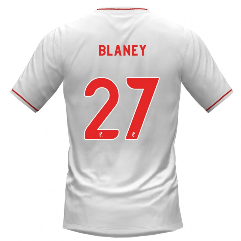 Danxen Damen Shane Blaney #27 Weiß Rot Auswärtstrikot Trikot 2026/27 T-Shirt