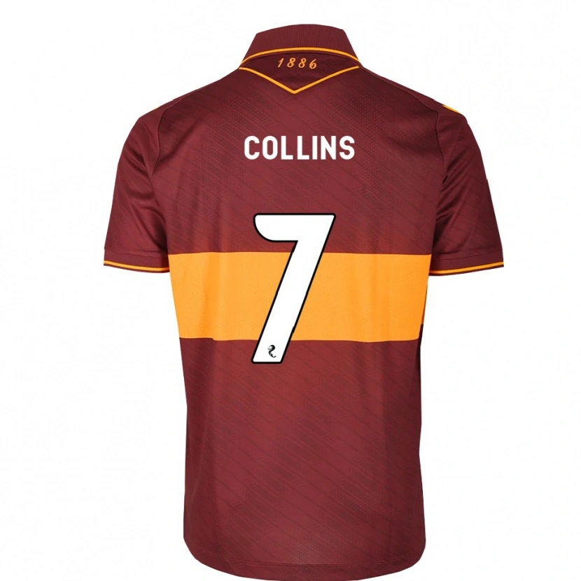 Danxen Damen Bailley Collins #7 Orange Maroon Auswärtstrikot Trikot 2026/27 T-Shirt