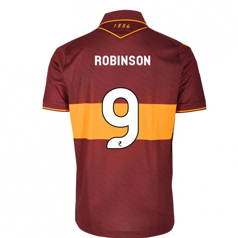 Danxen Damen Zach Robinson #9 Orange Maroon Auswärtstrikot Trikot 2026/27 T-Shirt