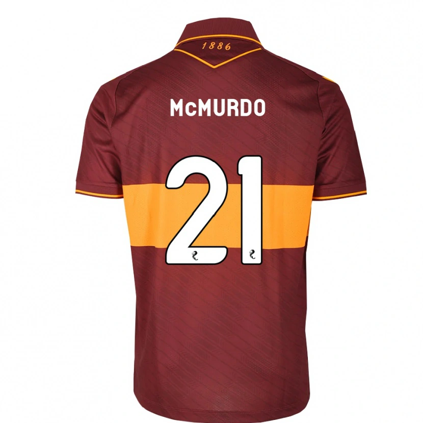 Danxen Damen Emma Mcmurdo #21 Orange Maroon Auswärtstrikot Trikot 2026/27 T-Shirt